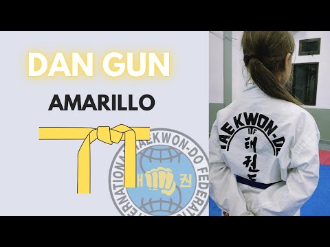 Forma Cinturón AMARILLO | Dan-Gun Tul