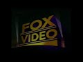 Fox Video RARE Extended Version 1993