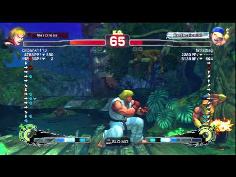 cmpunk1113 (Ken) Vs fatratbag (Yun) SSF4 AE Ranked Matches - PSN