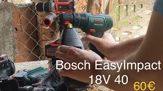 Bosch EasyImpact 18V 40 Akkuschrauber Test | Bosch Grün, Bosch DIY, Bosch Home and Garden