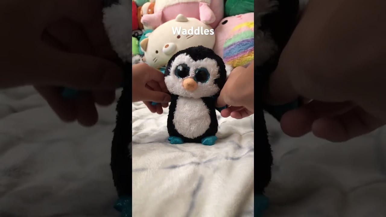 All my penguin stuff animals!