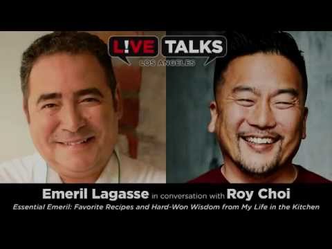 Emeril Lagasse in conversation with Roy Choi