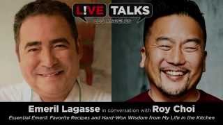 Emeril Lagasse in conversation with Roy Choi