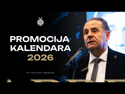 Promocija kalendara FK Partizan za 2026. godinu