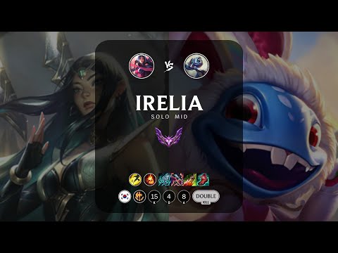 Irelia Mid vs Fizz - KR Master Patch 12.21