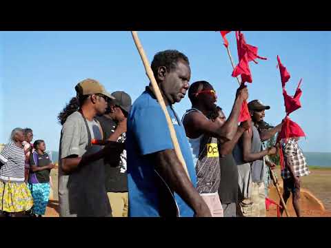 Uibo Funeral - Flag Raising