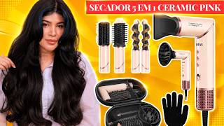 ⚙️ SECADOR MULTIFUNCIONAL 5 EM 1 MONDIAL: Seca, modela e alisa [1500W]