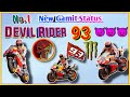 Devil Rider 93 👿 👿😈 No.1 Gamit Status Song ❤️😍