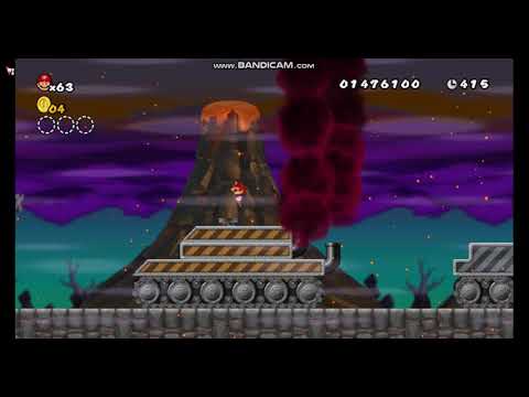Newer Super Mario Bros Wii Low% Run - 8-1 Battalion Frontier