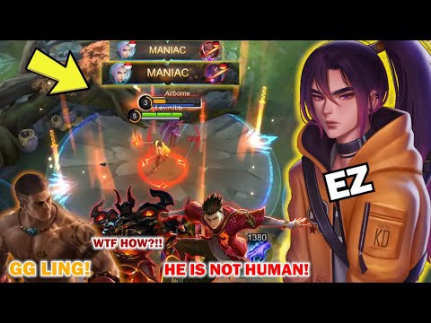 This is My Team Reactions After I Got 2 MANIAC (ON MIC)!! | Ling Fasthand Gameplay - Levimlbb