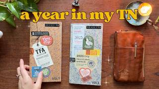 my 2025 traveler’s notebook flipthrough (a cozy catch up)