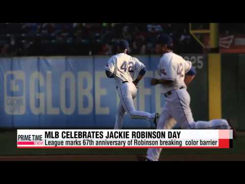 MLB：ジャッキー・ロビンソンの日に#42のジャージを着た選手が表彰される (MLB: Jackie Robinson Day honored with players wearing #42 jerseys)