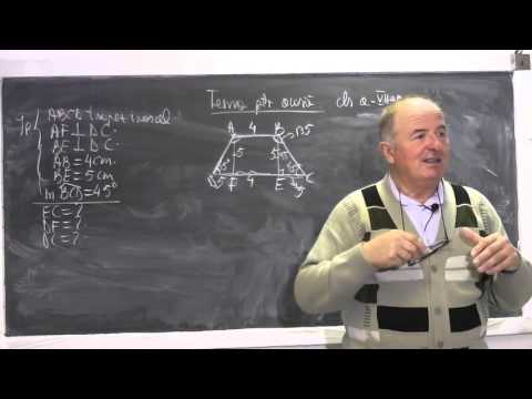 2/2 Lectia 690 Trapez isoscel Linia mijlocie in trapez si triunghi Dreptunghiul Paralelogramul Cls 7