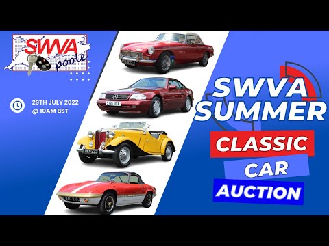 South Western Vehicle Auctions | July 29th 2022 Classic Car Auction