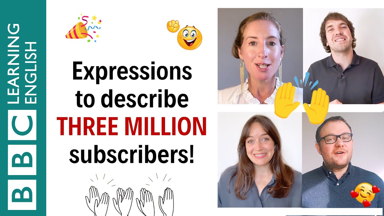Expressions to describe three million subscribers!