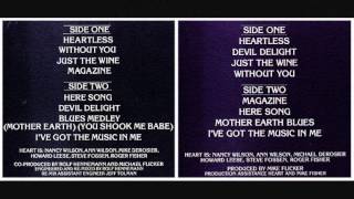 Heart Magazine album comparison - 1977 vs 1978 version