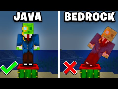 Is Minecraft BEDROCK MORE REALISTIC than JAVA?