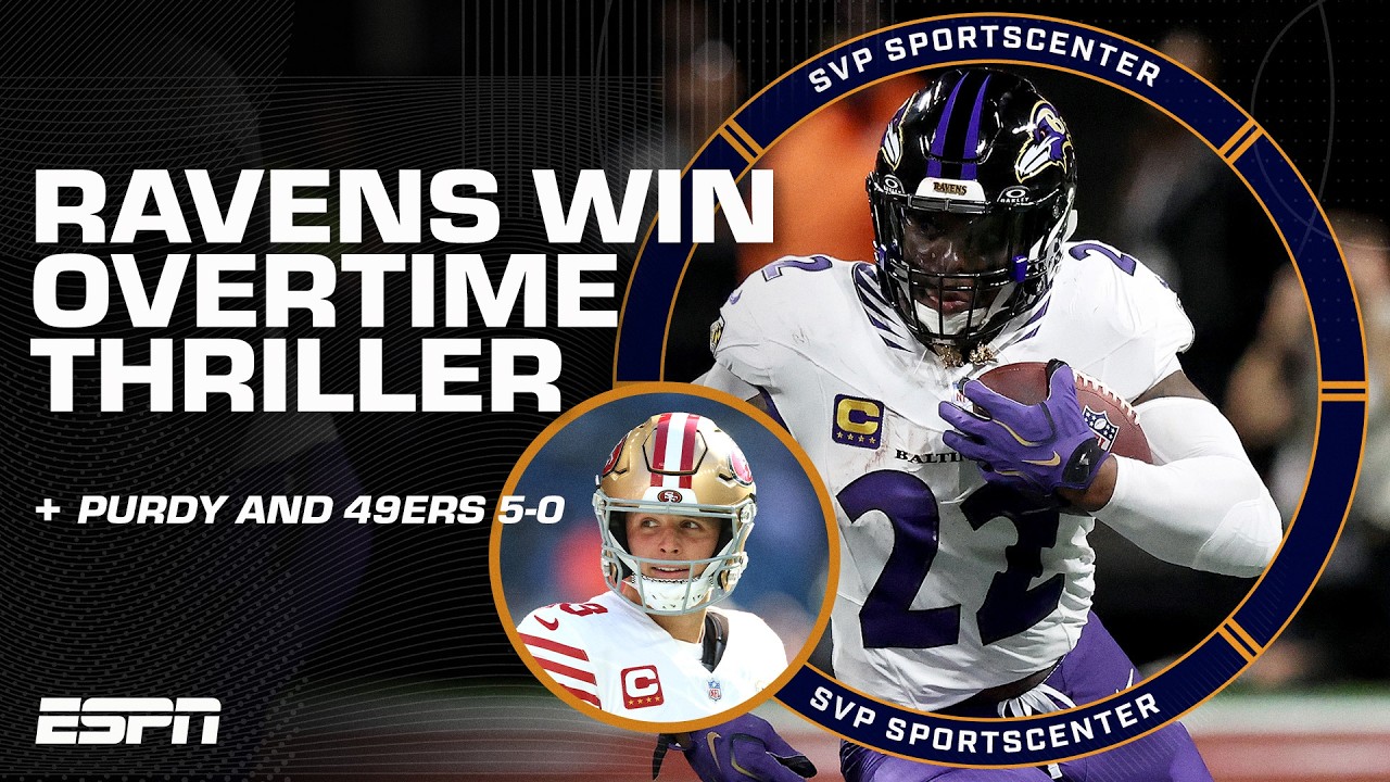 Ravens beat Falcons in OT 😤 49ers stay unbeaten + Commanders' blunder | SC with SVP