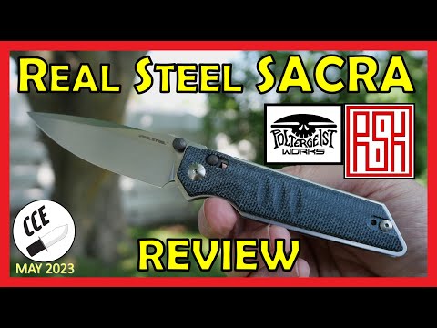 Full Review of the Real Steel Knives SACRA - A Poltergeist Works Design + Teardown & Full Specs