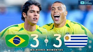 THE WHOLE WORLD STOPPED TO WATCH THE BRAZILIAN SELECTION OF KAKÁ AND RONALDO ON THE FIELD!