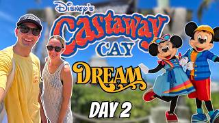 Disney Dream Day 2!  Our Castaway Cay Experience | Disney Cruise Line 2025 Vlog