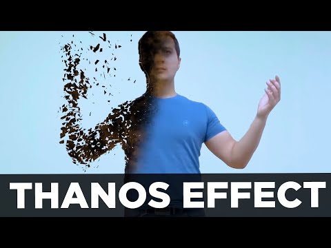 THANOS DISINTEGRATION - After Effects