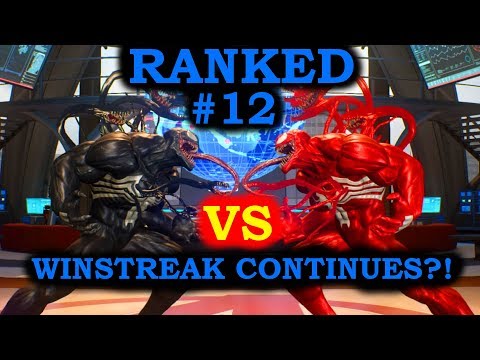 MvC:I Ranked #12 - THE STREAK CONTINUES?! - Venom & Dormammu Gameplay