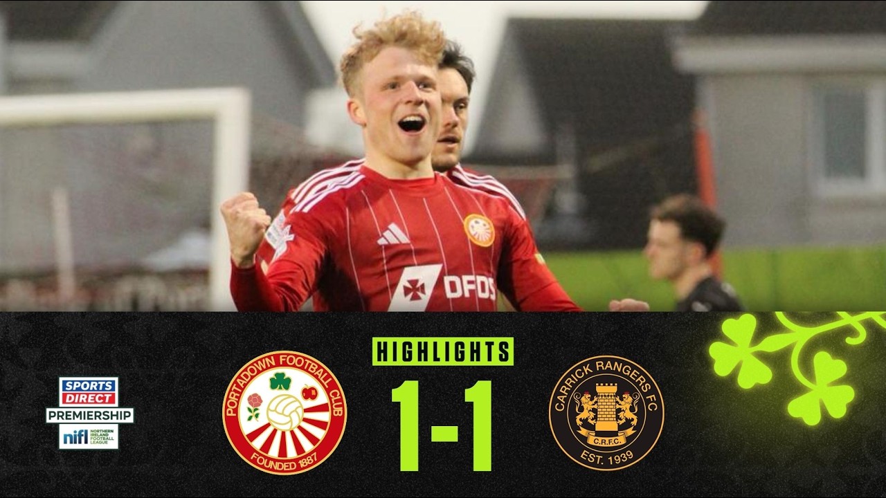 Portadown vs Carrick Rangers Highlights