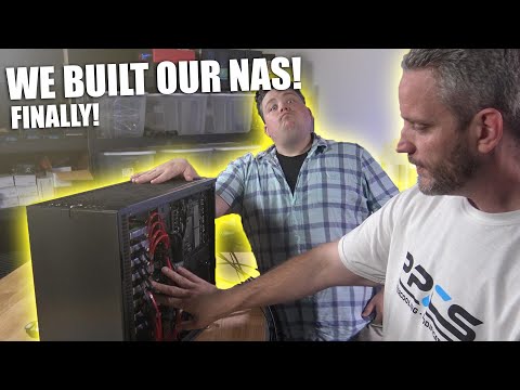 今までで一番やりすぎたNAS...。ついに完成しました! (The most overkill NAS ever... It's finally done!)