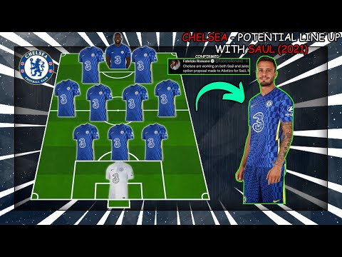 CHELSEA - Potential Line Up With Saúl Ñíguez (2021)