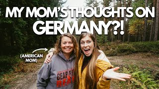 What does my American Mom think of Germany? (Supermarkets, Autobahn, Kita, Gas, Playgrounds + More!)