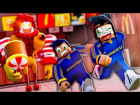 BEWARE OF THE MCDONALDS CLOWN IN ROBLOX RONALD - Brancoala Games