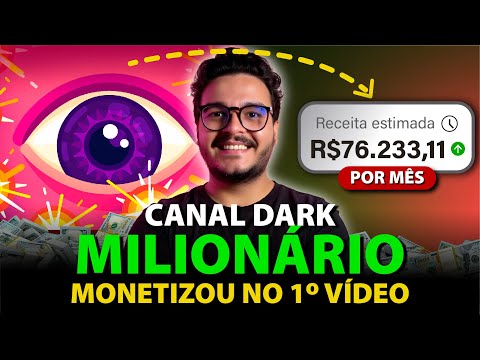 Modelei um Canal Dark que bateu as métricas no primeiro vídeo – Aula grátis completa de CANAL DARK