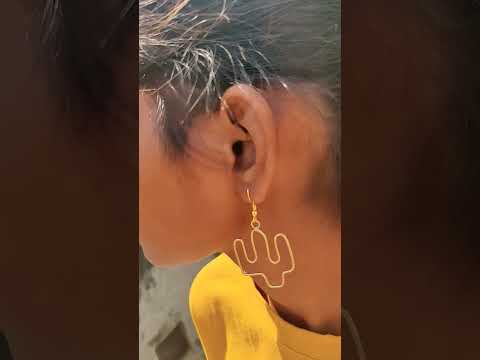 Artisanal Brass Earrings Jewelry