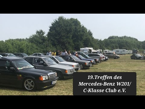 19th meeting of the Mercedes-Benz W201/C-Class Club e.V. at Brückenkopfpark in Jülich