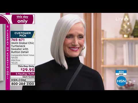 HSN | IMAN Global Chic Fashions 10.24.2021 - 09 PM