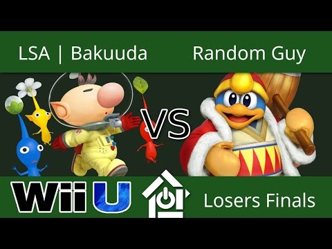 THGW 11/08/2016 - LSA | Bakuuda (Olimar) vs Random Guy (De De De) - Smash 4 Losers Finals