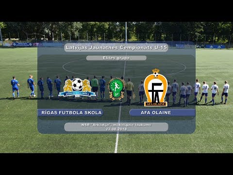 U-15 Rīgas Futbola Skola - AFA Olaine (Highlights)