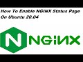How To Enable NGINX Status Page On Ubuntu 20 04