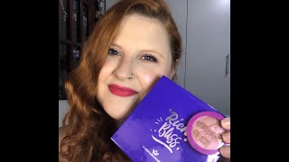 Comparando a Cor do Illuminador BT Melrose Com Lyra Mari Maria, Gammaray Kat Von D e, Dazzlepink MAC