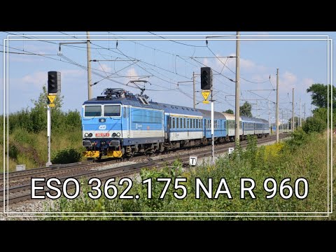 ČD 362.175 - R 960 „Vysočina“ - Tatce - 16.8.2020