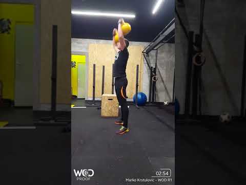 Marko Krstulovic Crossfit liga Scaled wod r1