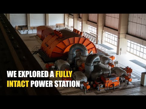 Exploring An Abandoned Lignite-Fired Power Plant With a Beautiful Turbine Hall