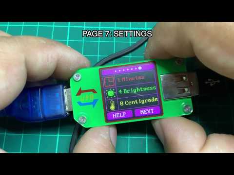 UM24 USB Tester Voltmeter  with color display - ICStation