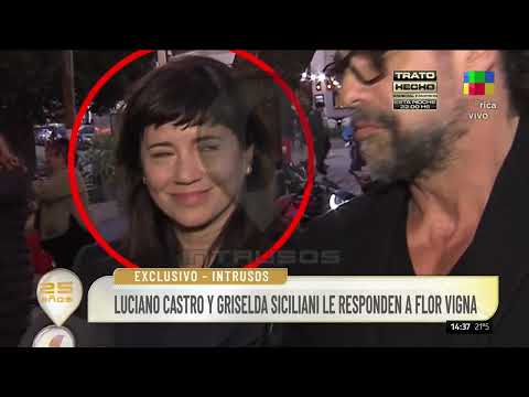 🔥 ¡PICANTES! LUCIANO CASTRO Y GRISELDA SICILIANI LE RESPONDEN A FLOR VIGNA EN INTRUSOS