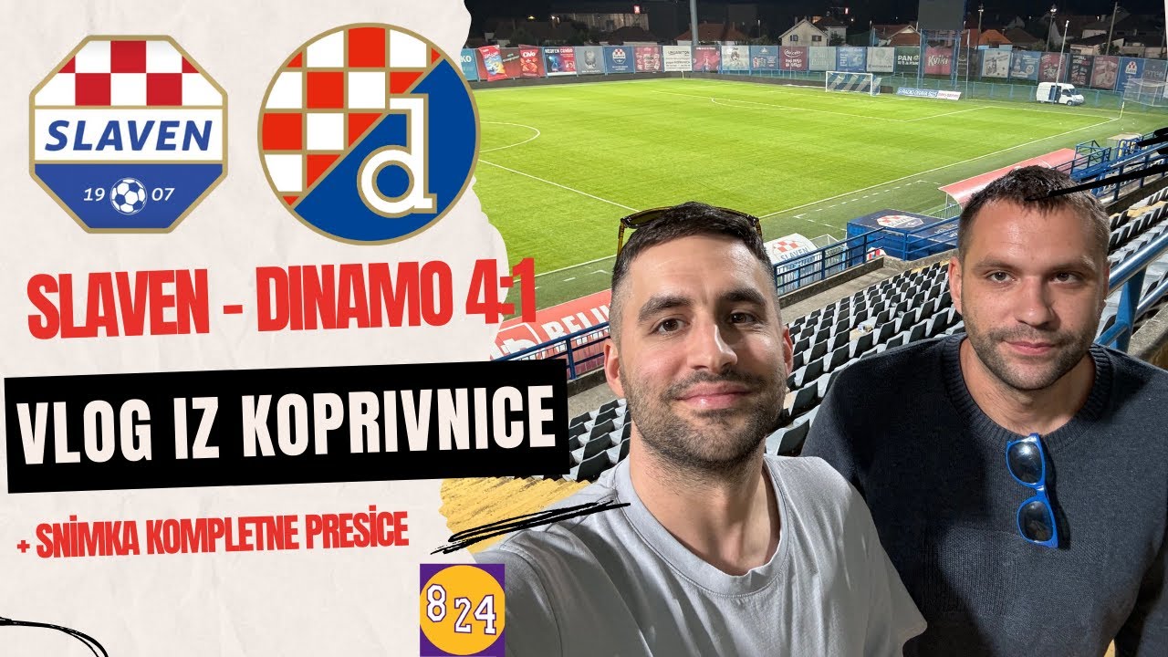 SLAVEN - DINAMO 4:1 (VLOG IZ KOPRIVNICE) / VLOGLIĆ #22