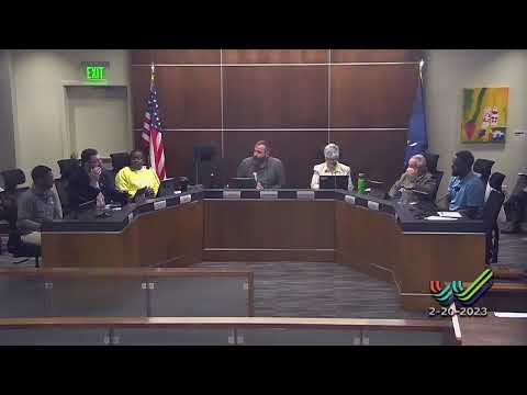 City of Waterloo City Council Meeting Regular Session - Monday, February 20, 2023