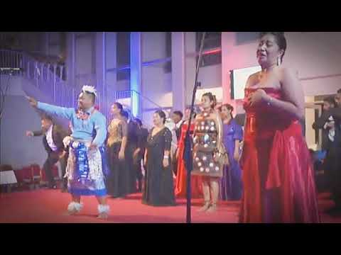 Fakahoko Taufa dancing to Ofa He Mapa accompanied by Andromache Helu ft Tti School of Music.