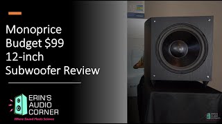 Monoprice $99 Budget 12 Inch Powered Subwoofer Review