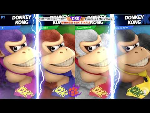 CSS 37 Doubles - WS - Overclock & MayanRyan (Donkey Kong) vs. Twitchy! & BobbyFabulous (Donkey Kong)